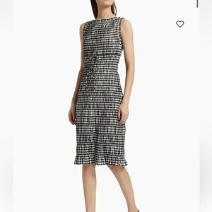 DOEN NWT ROSELLA DRESS -- NOIR GRETA GINGHAM size medium